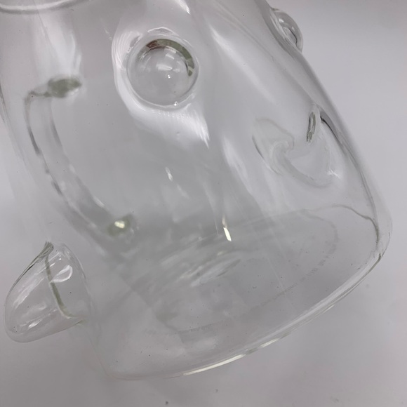 Elf- Mr. Narwhal 3-D 16 Oz Clear Glass Milk/Juice i Cup Drinking Glass Christmas - Picture 10 of 12